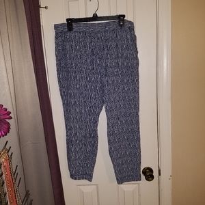 Gap High waisted Cropped Joggers Large